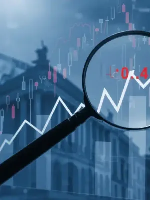 Financial chart showing a 0.4% inflation increase in February 2026, federal report confirmed