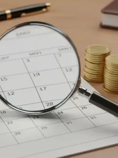 Calendar 2026 and calculator representing future Social Security COLA changes