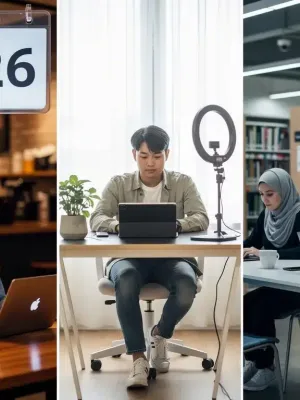 Students engaging in online learning on diverse platforms in 2026