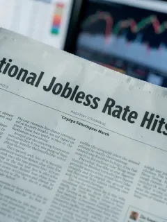 National Jobless Rate Hits 3.9% headline on a financial newspaper