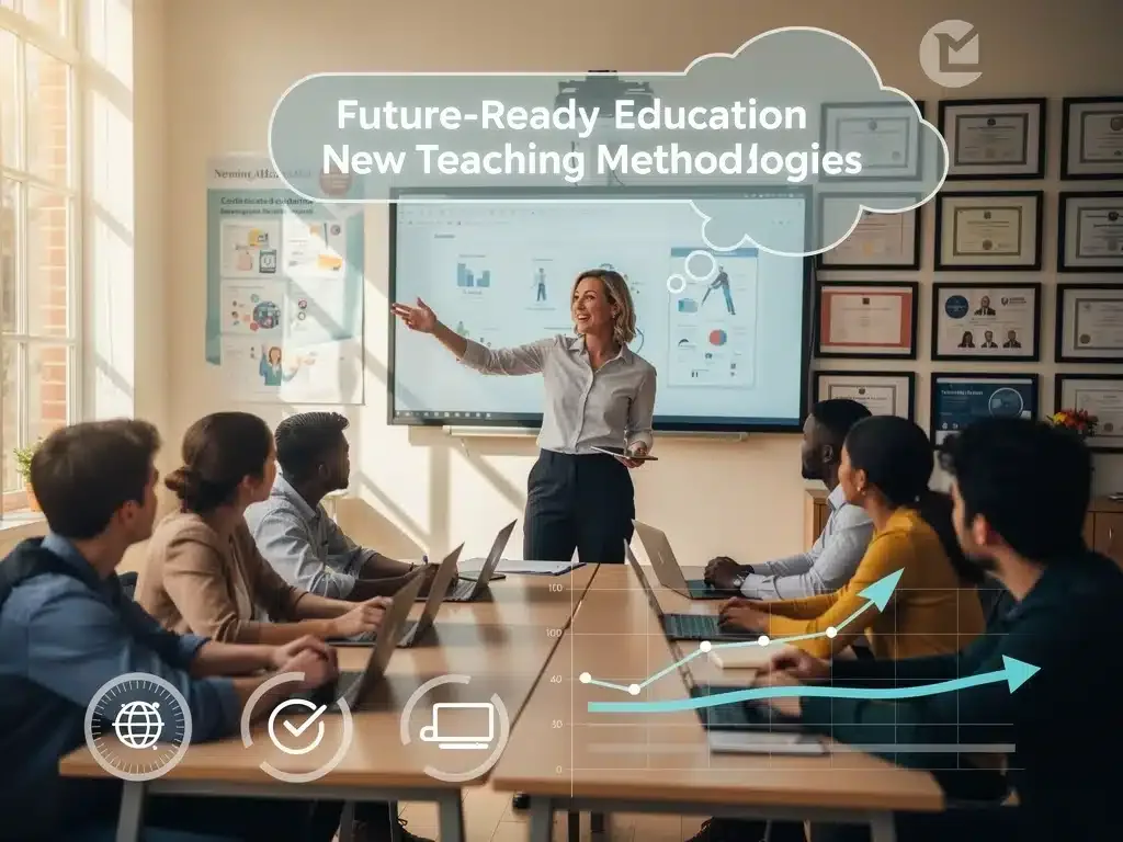 Teacher implementing future-ready education strategies with new certification