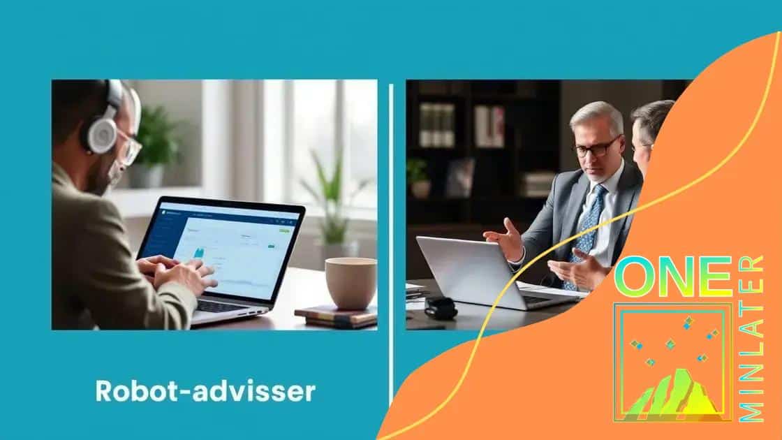 Comparing robo-advisors to traditional advisors