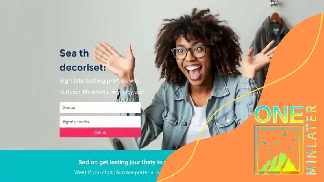 How to sign up for the Testing Program