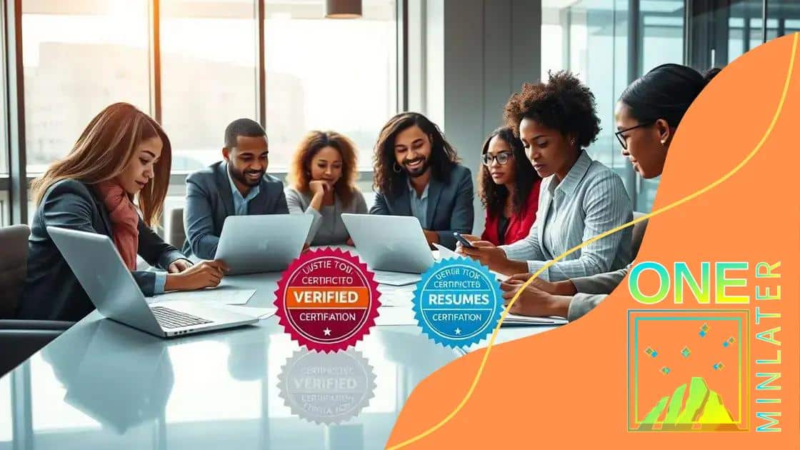Industry acceptance of online certifications