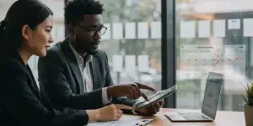 Financial advisor discussing 401(k) strategies with clients for 2026 contributions