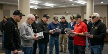 Veterans discussing new VA benefits and healthcare programs in 2026