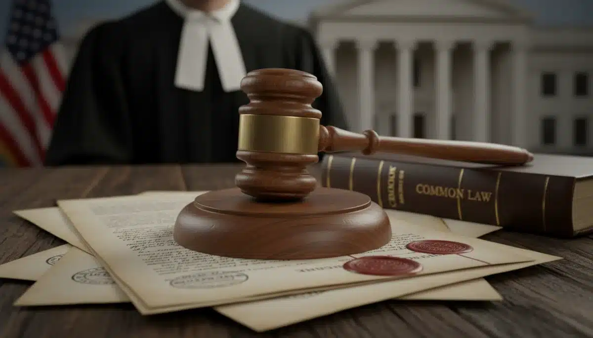 Gavel on legal documents representing federal judgeship appointments