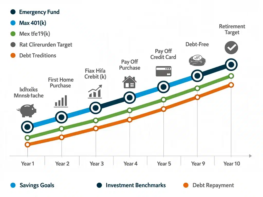 10-year financial roadmap milestones for independence